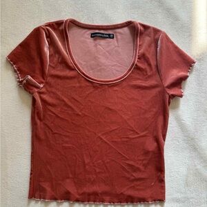 Abercrombie & Fitch Velvet Short Sleeve Size XS